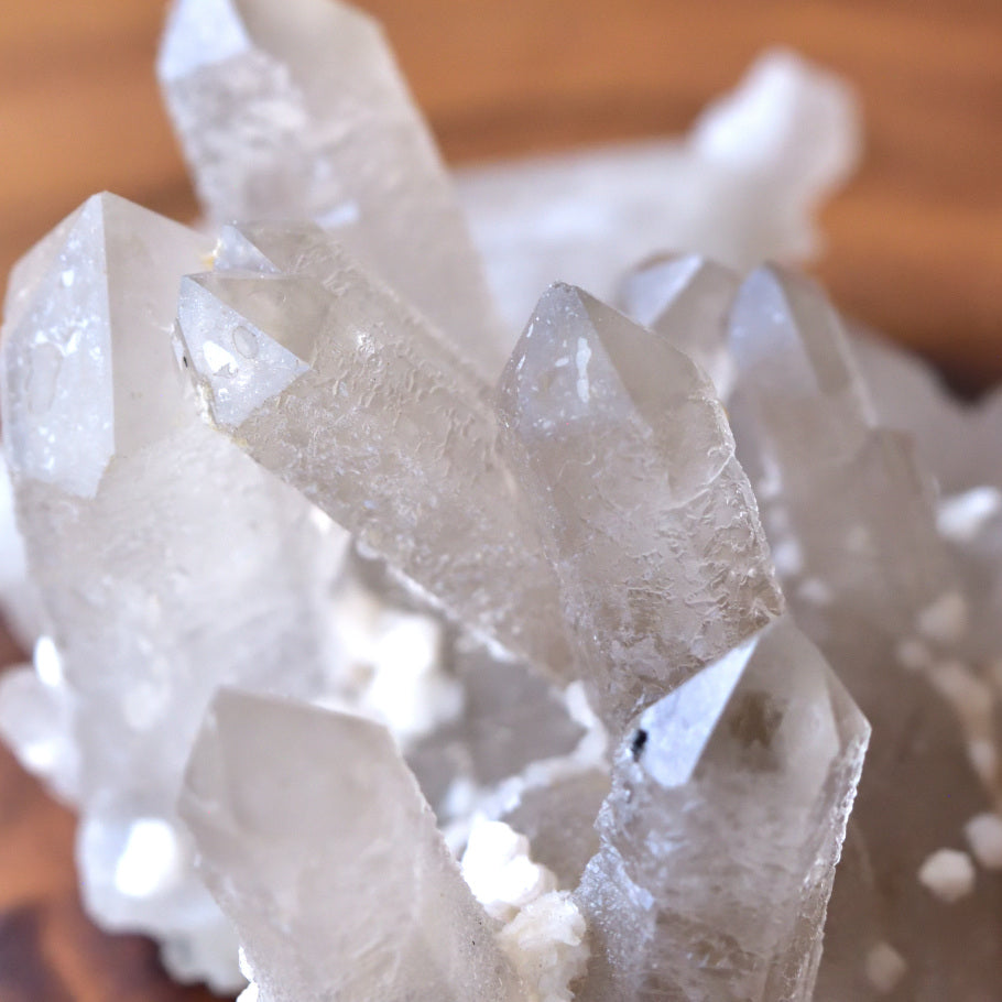 カルサイト・オン・クォーツ　シンギングクリスタル　Sirius Soul Quartz　内モンゴル産　179g