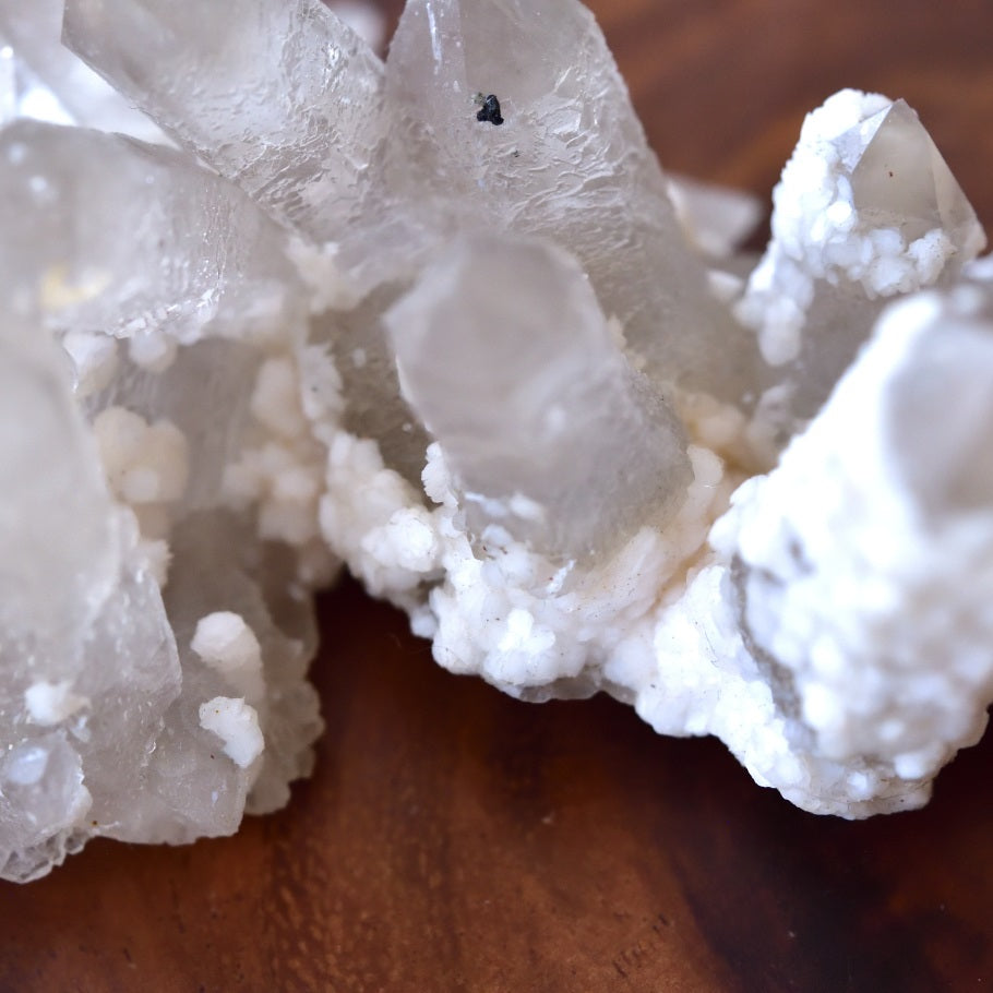 カルサイト・オン・クォーツ　シンギングクリスタル　Sirius Soul Quartz　内モンゴル産　179g