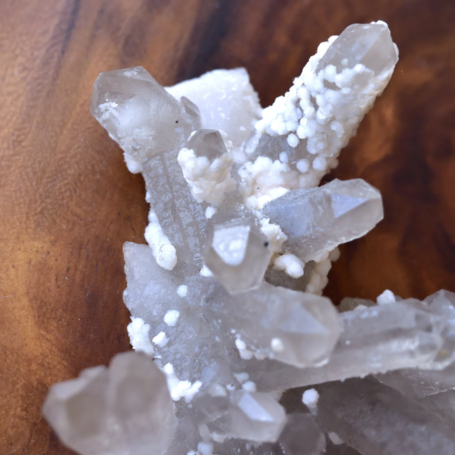 カルサイト・オン・クォーツ　シンギングクリスタル　Sirius Soul Quartz　内モンゴル産　179g
