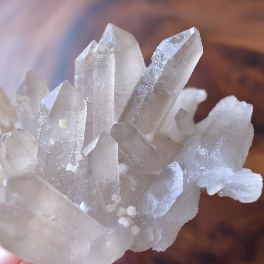 カルサイト・オン・クォーツ　シンギングクリスタル　Sirius Soul Quartz　内モンゴル産　179g