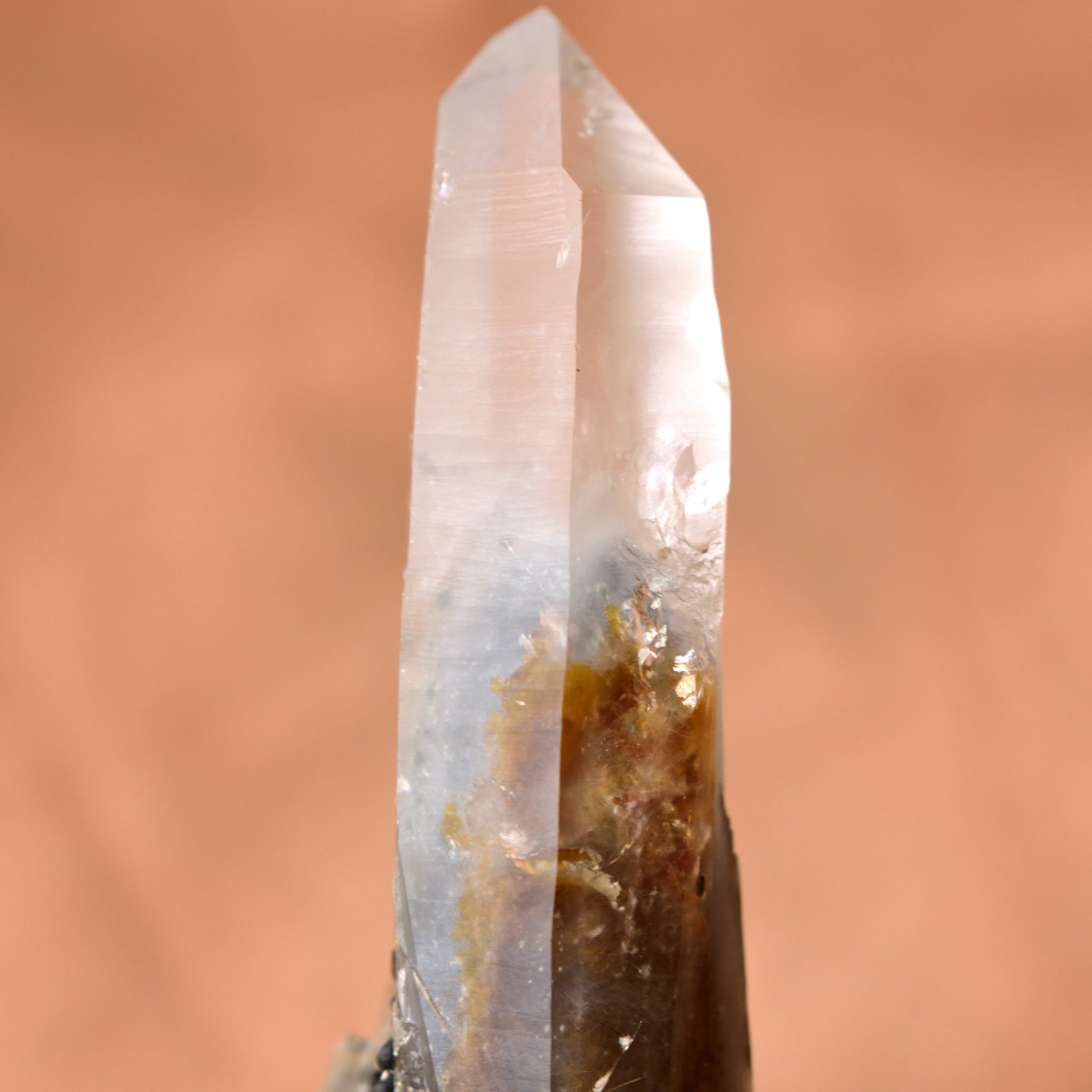 まりも水晶　グリーン・ファントム・クォーツ　アクチノライト・イン・クォーツ　成長干渉水晶　大分県産　68ｇ