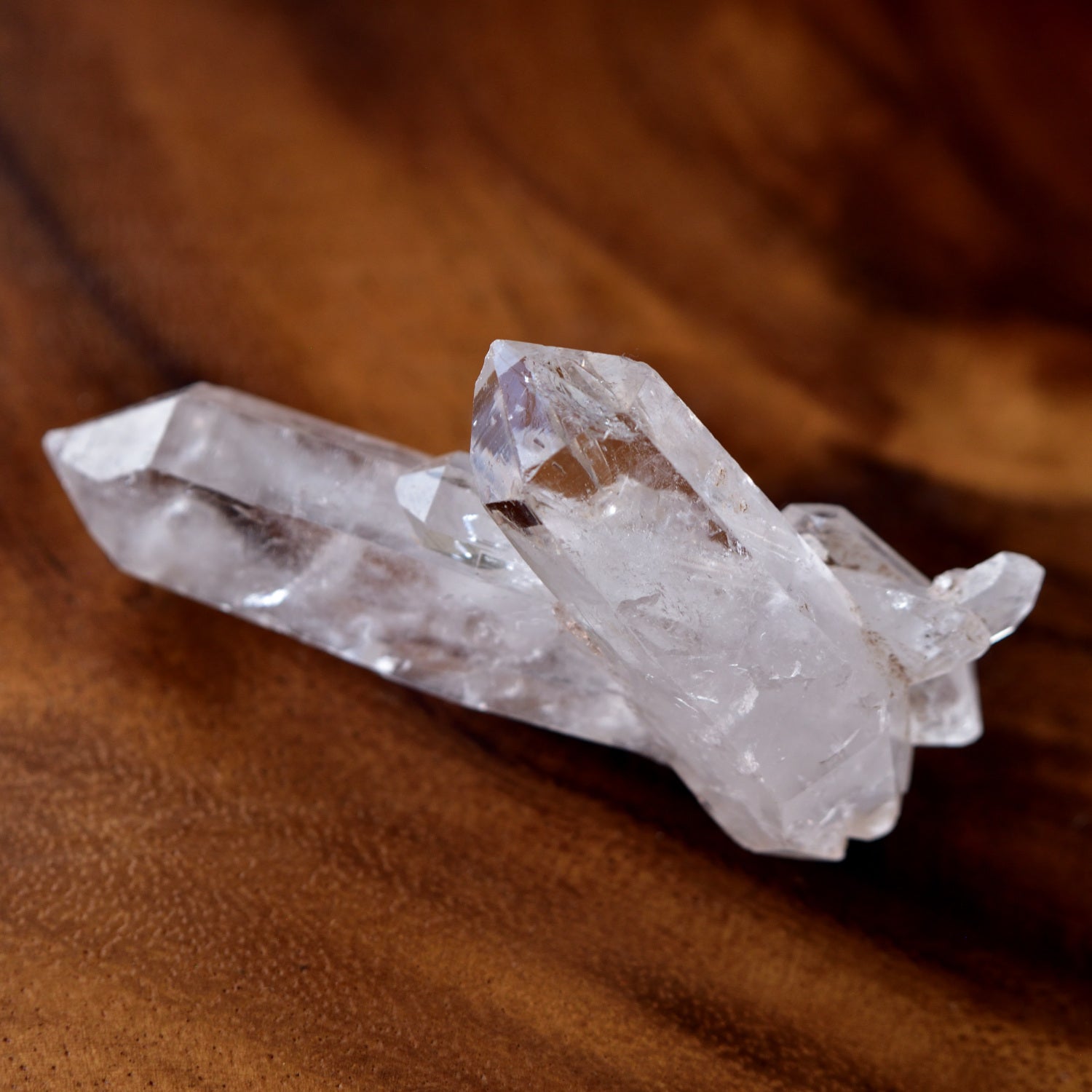 ダブルターミネーション・クラスター　両剣水晶　貫入　パキスタン・バロチスタン州産　27g