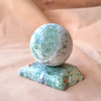 Green Fluorite Sphere "Planet Earth" from Mongolia - 585g
