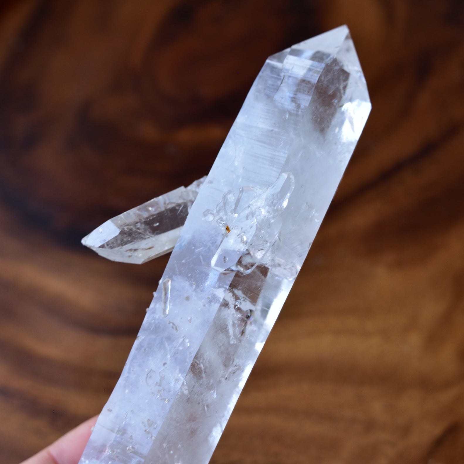 Colombian Quartz - Bridge - Cross - Barnacle - Singing - Santander, Colombia - 146g