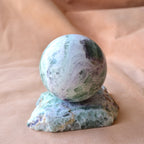 Green Fluorite Sphere "Planet Earth" from Mongolia - 585g