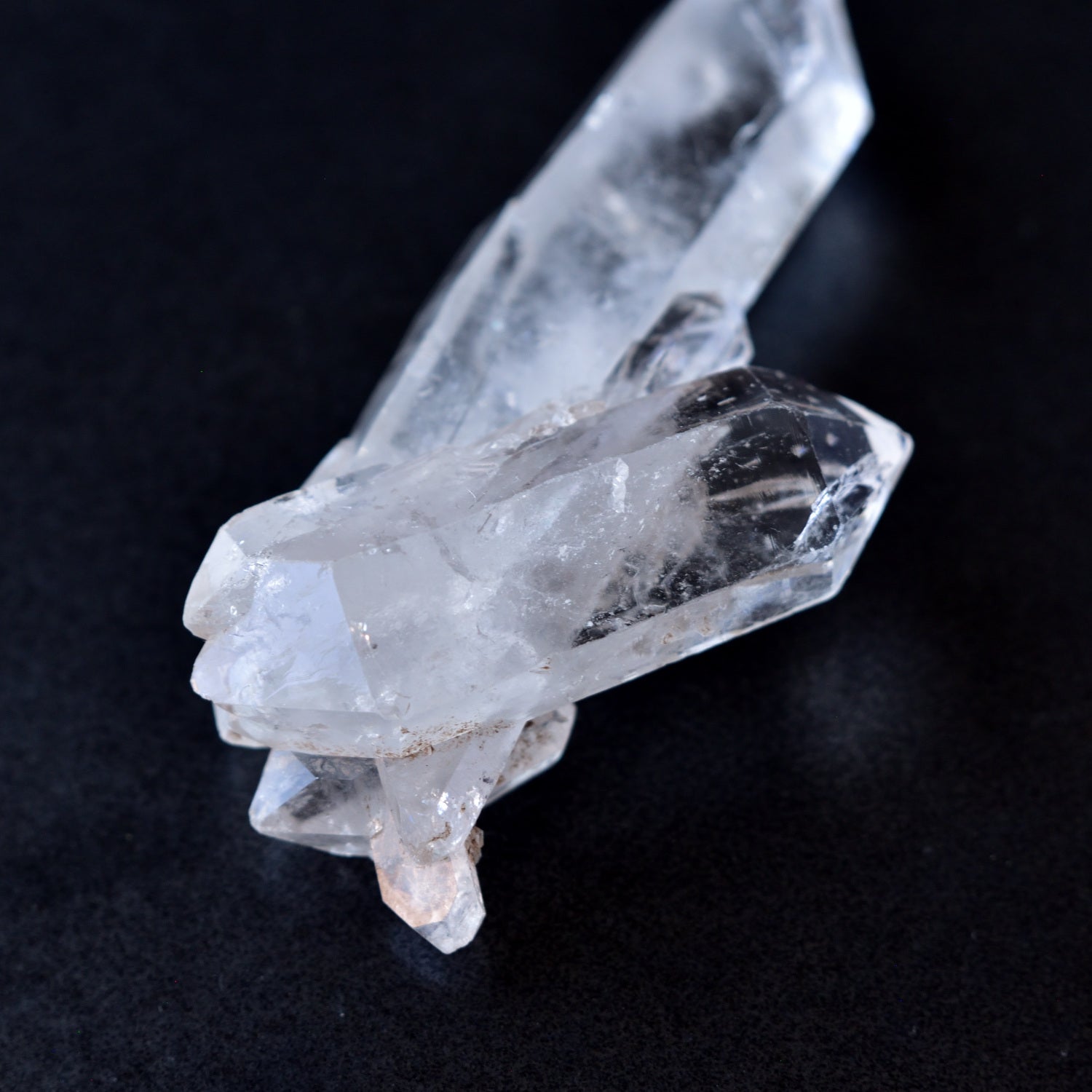 ダブルターミネーション・クラスター　両剣水晶　貫入　パキスタン・バロチスタン州産　27g