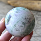 Green Fluorite Sphere "Planet Earth" from Mongolia - 585g