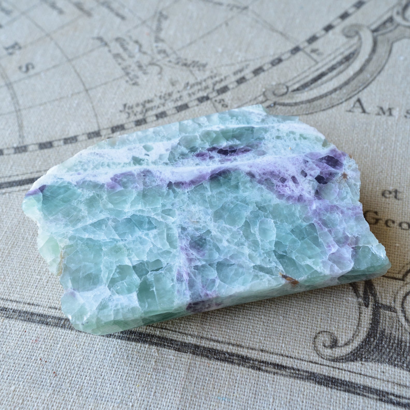Green Fluorite Sphere "Planet Earth" from Mongolia - 585g