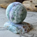 Green Fluorite Sphere "Planet Earth" from Mongolia - 585g