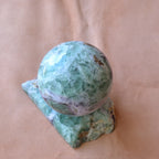 Green Fluorite Sphere "Planet Earth" from Mongolia - 585g