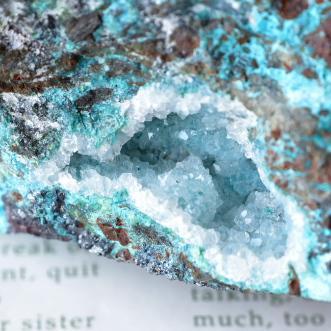 Gem Silica -" Blue Lagoon Druzy" - Arizona, USA - 620g