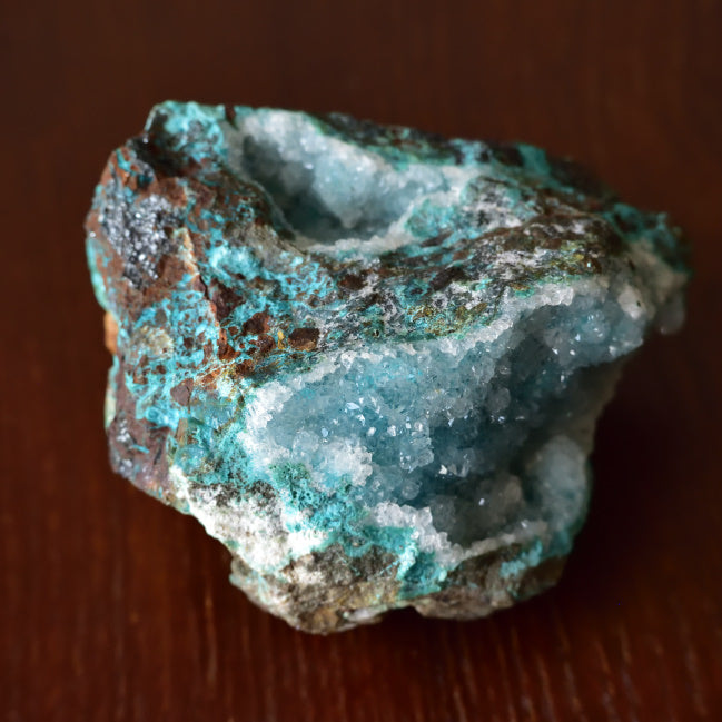 Gem Silica -" Blue Lagoon Druzy" - Arizona, USA - 620g