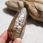 スモーキー・クォーツ　カテドラル・ツイン　セルフヒールド　"Sirius"　ナイジェリア産　120g