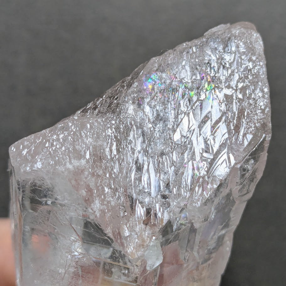 ホワイト・カテドラルクォーツ　レコードキーパー　雪の女王　ブラジル・ミナスジェライス州産　136g