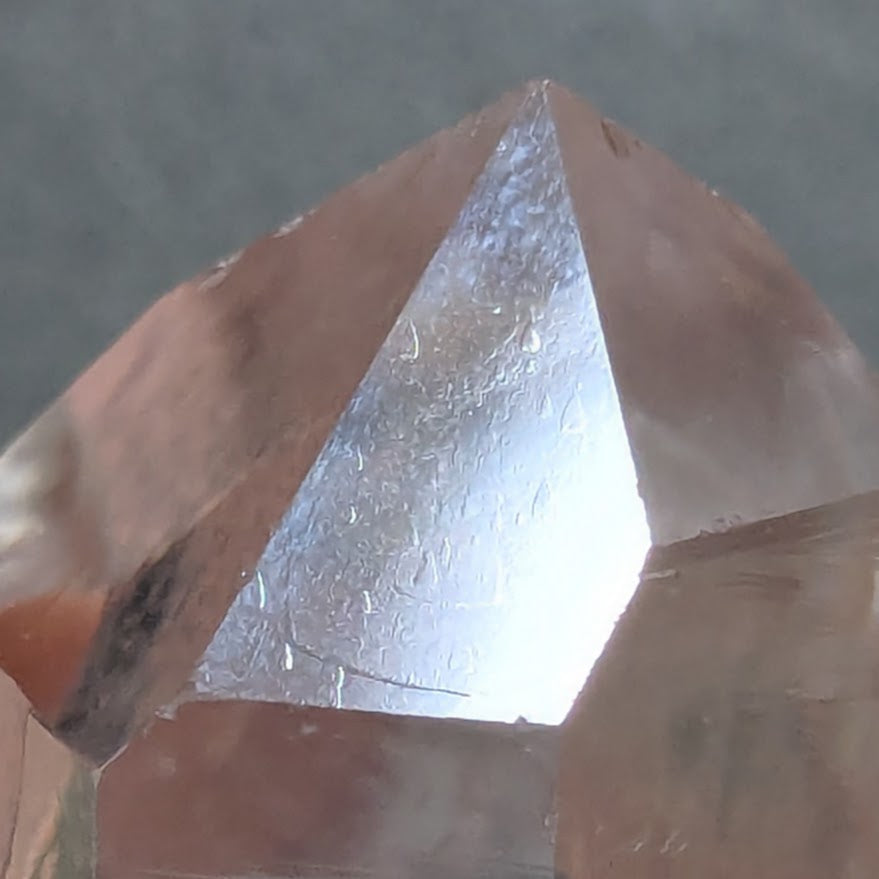 スターブラリー・クォーツ　Zeca de Souza　両剣水晶　グランド・レコードキーパー　ブラジル・ミナスジェライス州産　53g