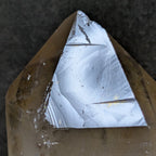 ウラル・スモーキー・クォーツ　両剣水晶　キー　ロシア・ウラル山脈産　219g