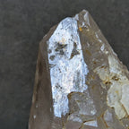 ウラル・スモーキー・クォーツ　両剣水晶　キー　ロシア・ウラル山脈産　219g