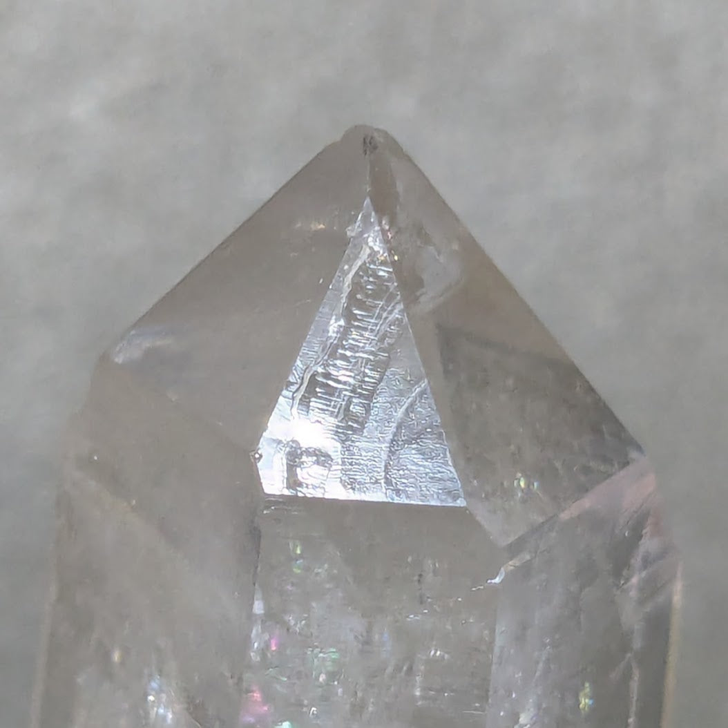 チベタン・クォーツ　両剣水晶　シンギングクリスタル　ファントム　”陰陽”　チベット産　188g