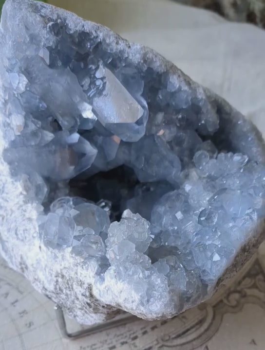 Large Celestite Cluster Geode “Blue Cave” – Madagascar 4.4 kg