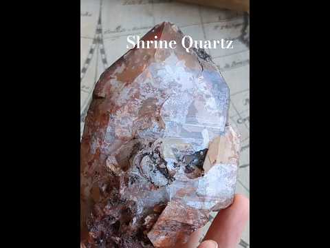 Shrine Quartz　シュライン・クォーツ　エレスチャル　ファントム　ヘマタイト　ブラジル・パラ州産　340ｇ