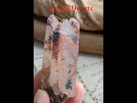 Shrine Quartz　シュライン・クォーツ　タントリック・ツイン　ファントム　ヘマタイト　ブラジル・パラ州産　100ｇ