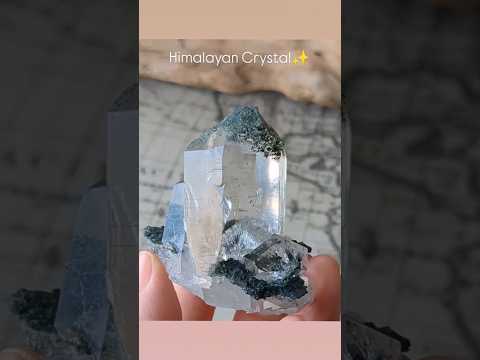 ヒマラヤ水晶　クローライト　レコードキーパー　インド・マニハール産　85g