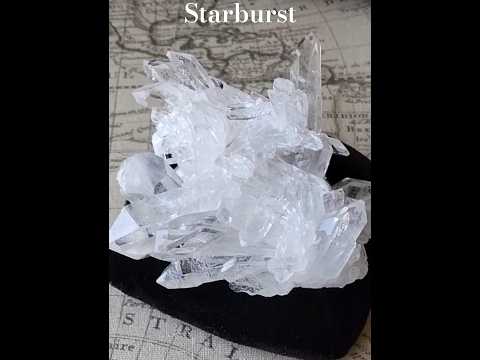 Starbrary Quartz Cluster  "Starburst"  Zeca de Souza mine in Minas Gerais, Brazil, 407g